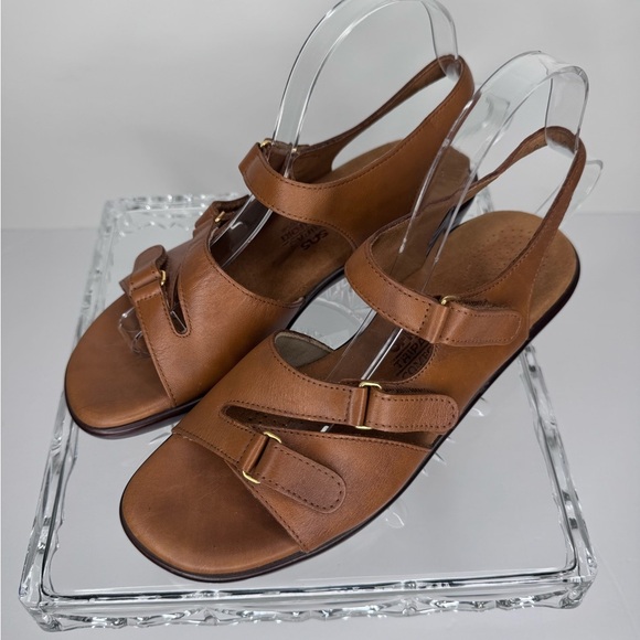SAS TABBY Slingback  Women's Sandals Size 8.5M Caramel - Picture 2 of 10